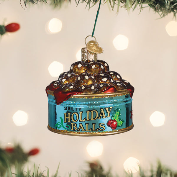 Salty Holiday Balls Ornament