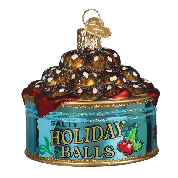 Salty Holiday Balls Ornament