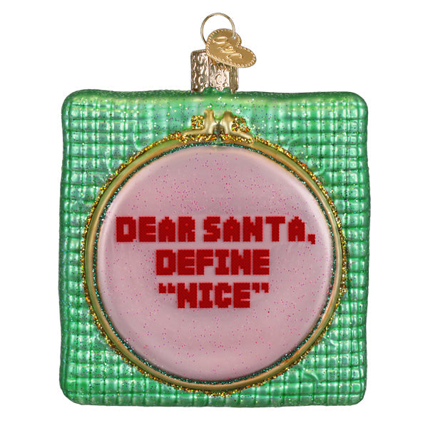 Dear Santa Ornament