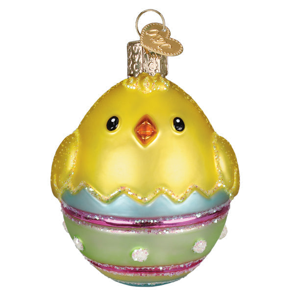 Chick In Easter Egg Ornament