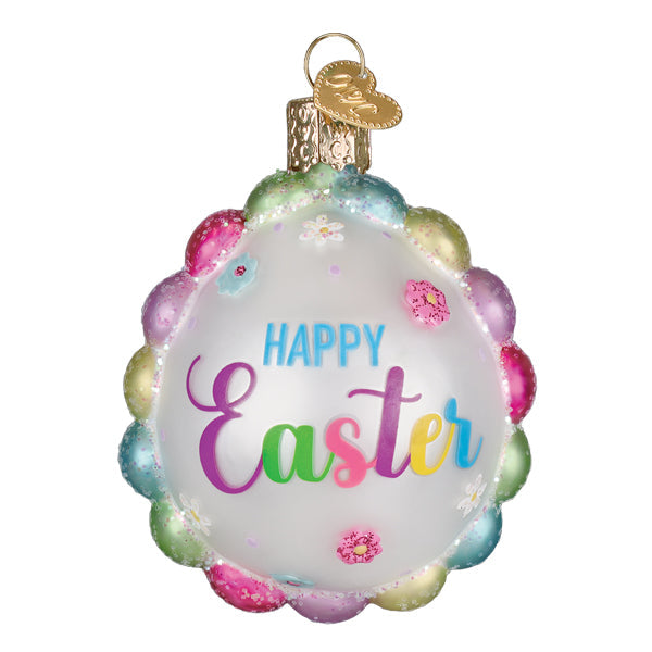 Scalloped Easter Egg Ornament