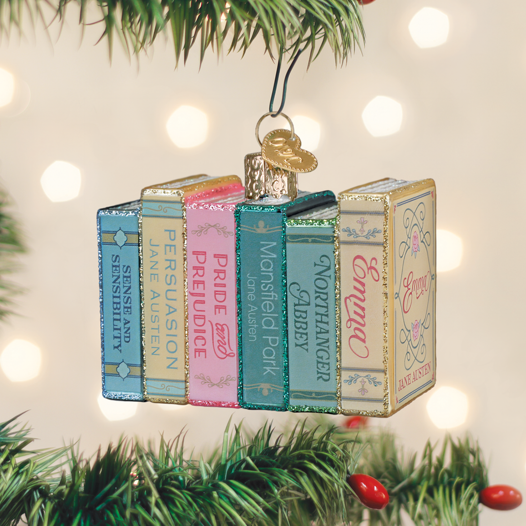 Jane Austen Books Ornament