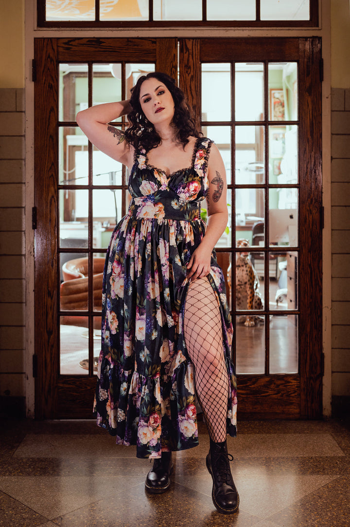 Cosette Maxi Dress in Boudoir Floral Print