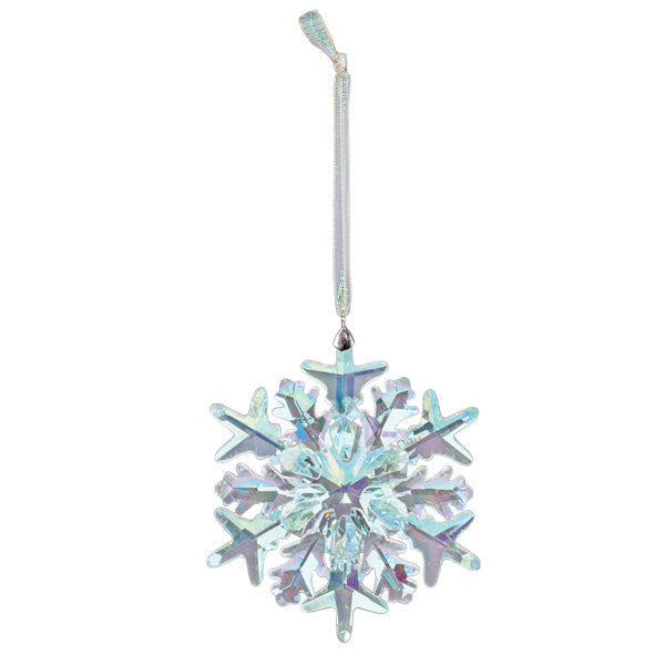 Radiant Crystal Frostflake Ornament