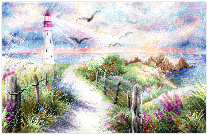 The Light of Home Counted Cross Stitch Kit by Magic Needle 350-740