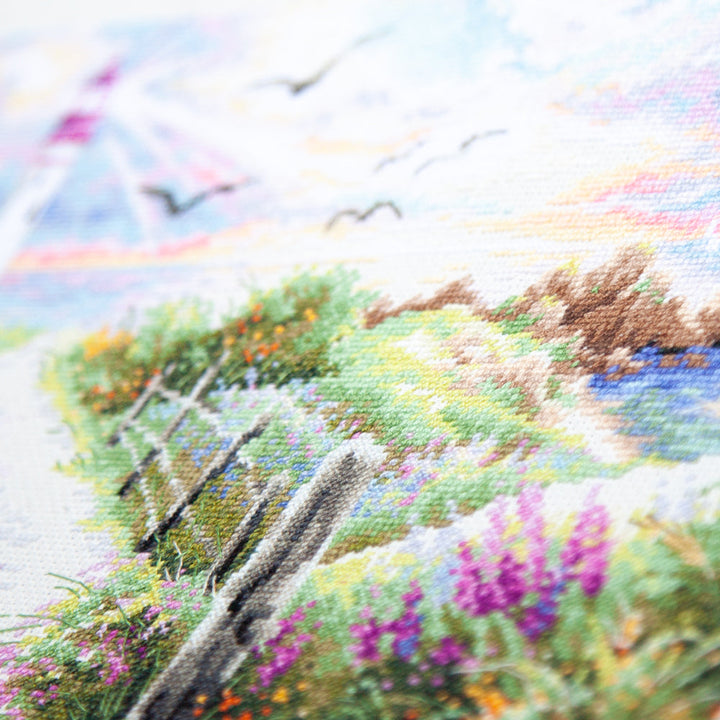 The Light of Home Counted Cross Stitch Kit by Magic Needle 350-740