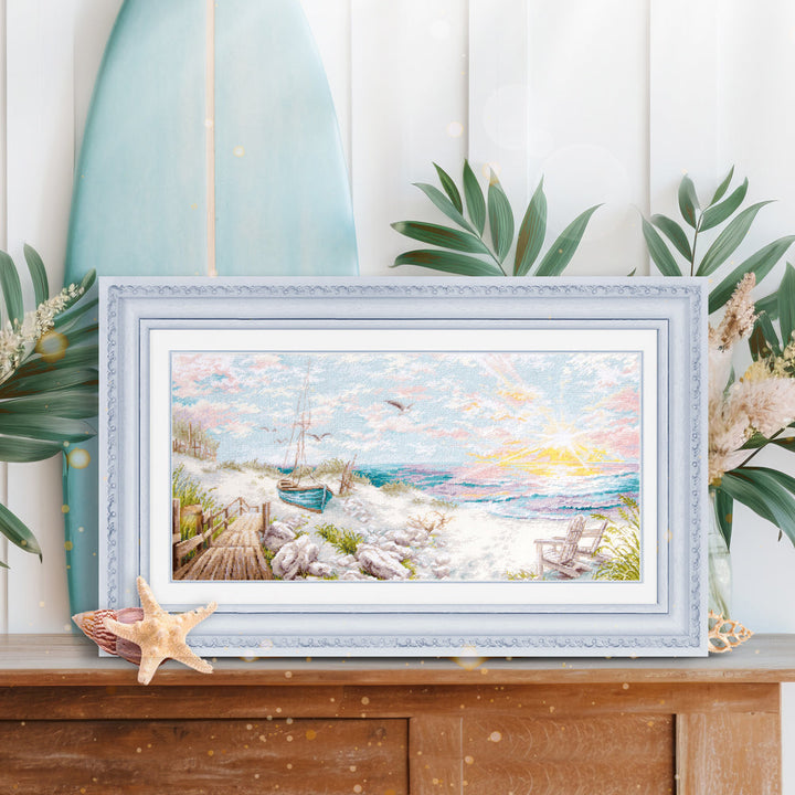 Baltic Serenity Counted Cross Stitch Kit by Magic Needle 350-741