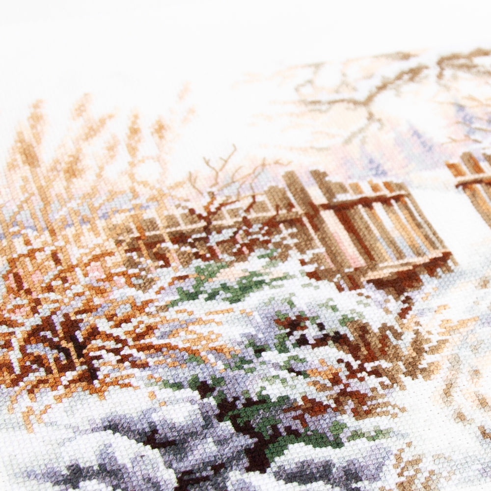 Winter Yard Counted Cross Stitch Kit by Magic Needle 350-742