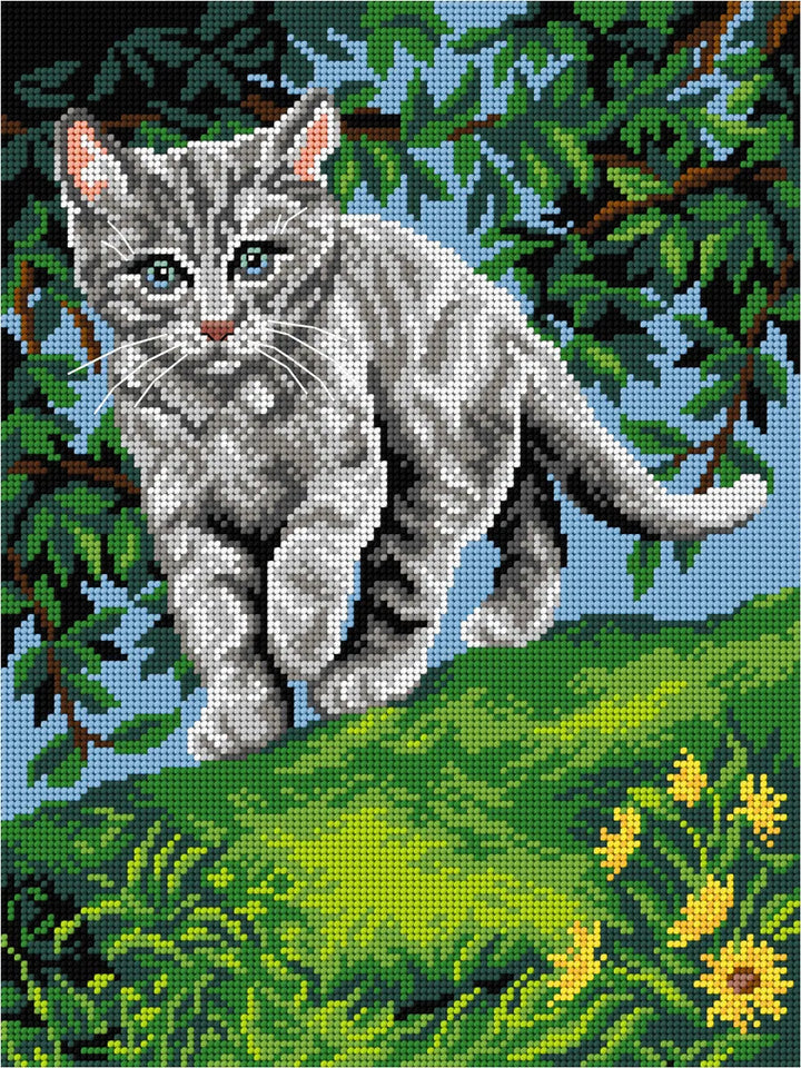 Needlepoint canvas for halfstitch without yarn Hunting Trip 3540J