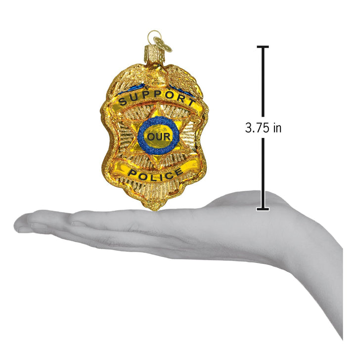 Police Badge Ornament