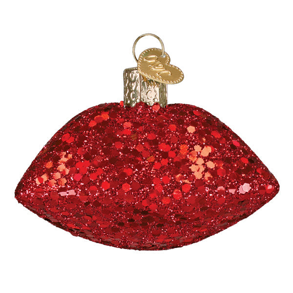 Jeweled Lips Ornament