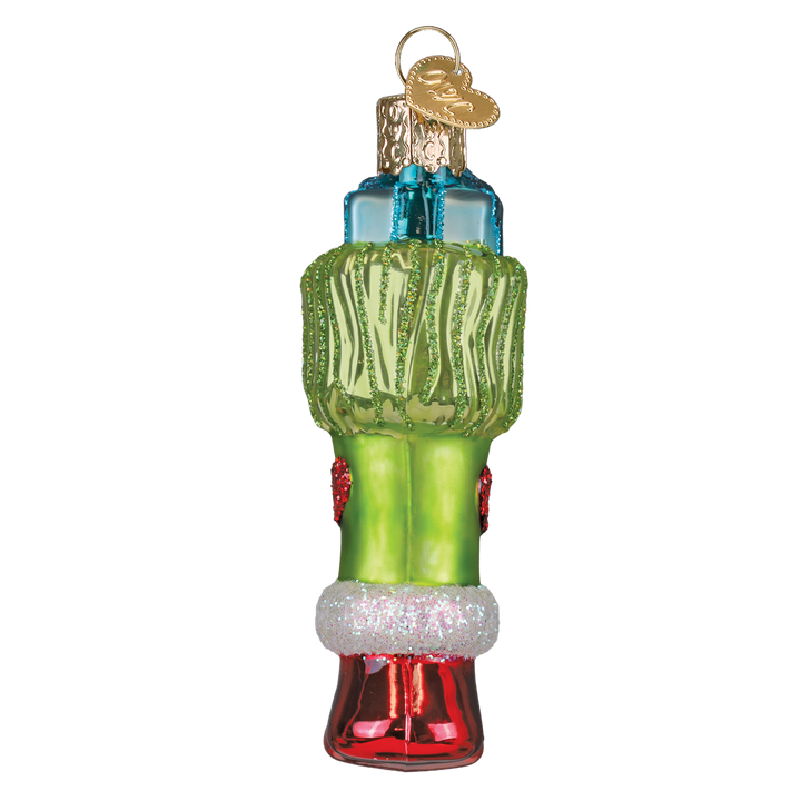 Green Mischief Stocking Ornament