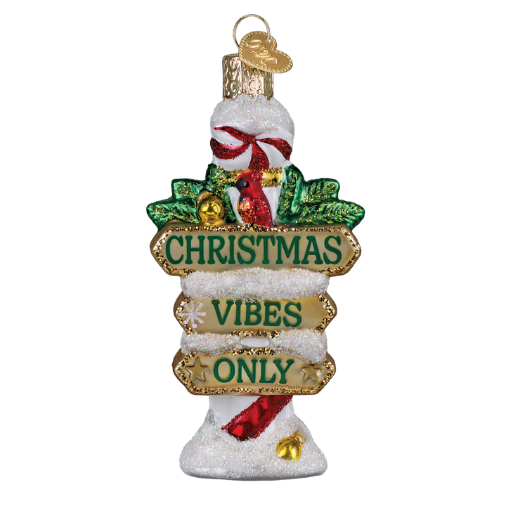 Jolly Junction Post Ornament