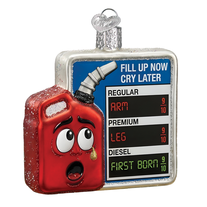 Running On Fumes Ornament