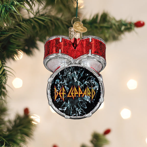 Def Leppard Drum Ornament