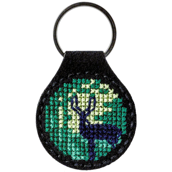 Forest Key Chain Cross-stitch kit on artificial leather FLHL-015