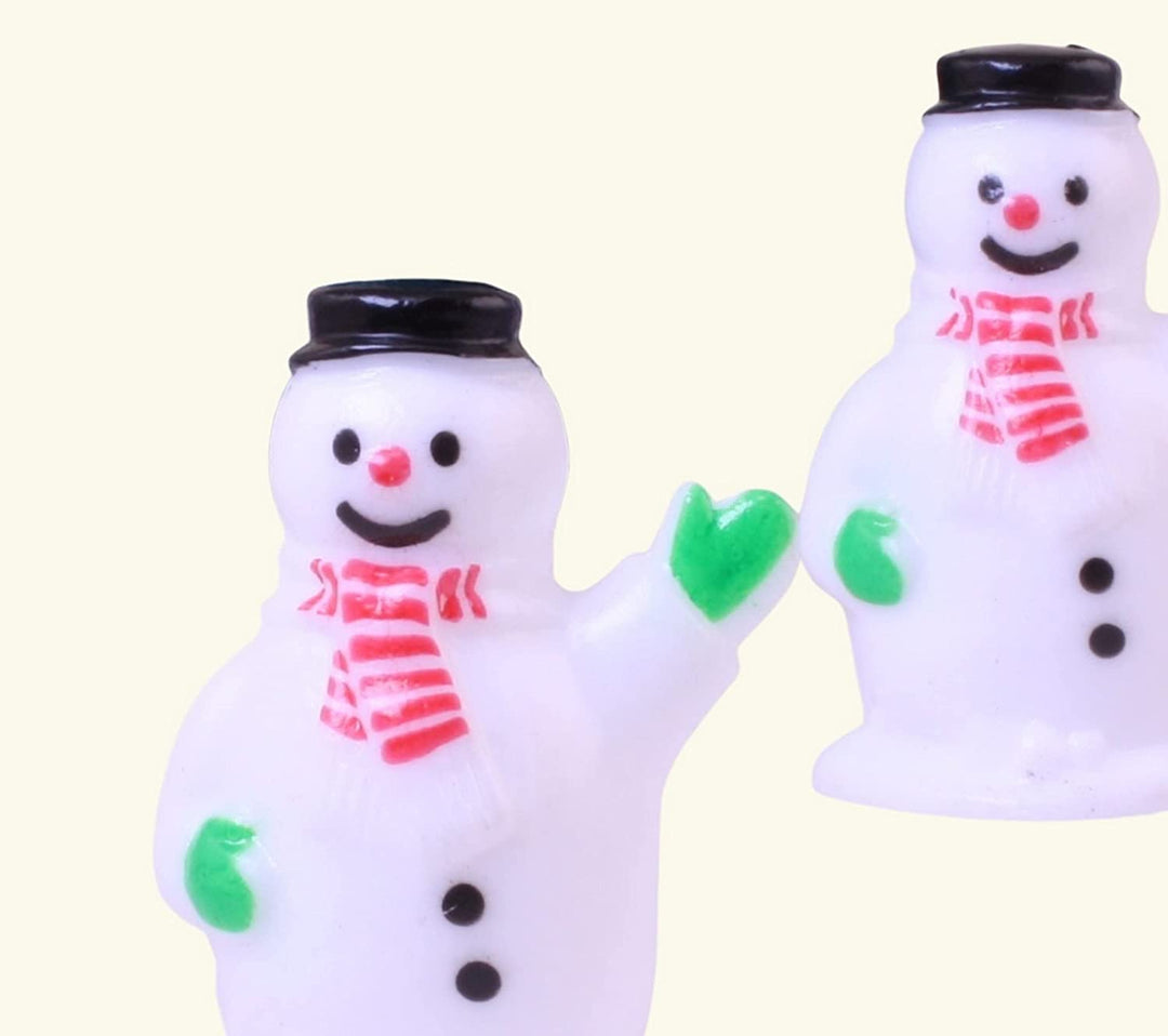 Vintage-Style Hand-Painted Miniature Snowman Figure