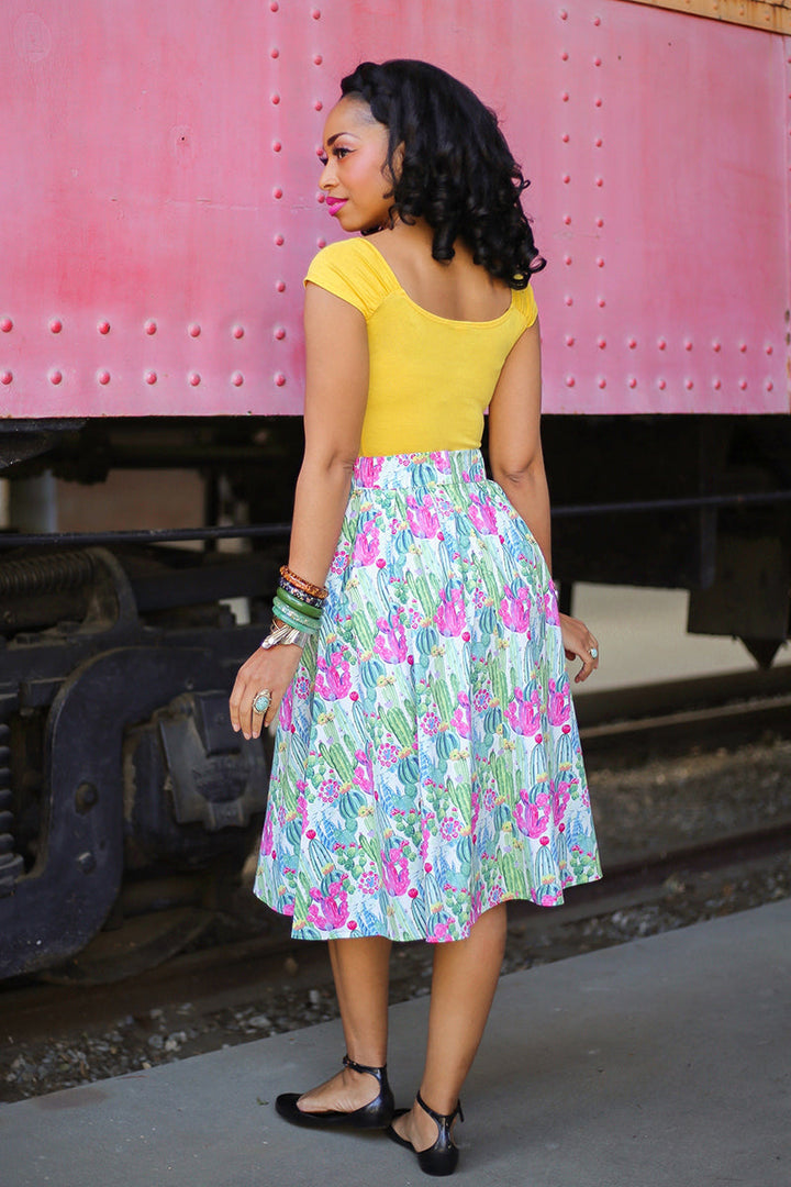 Doris Skirt in Cactus - XS only, 1 left!