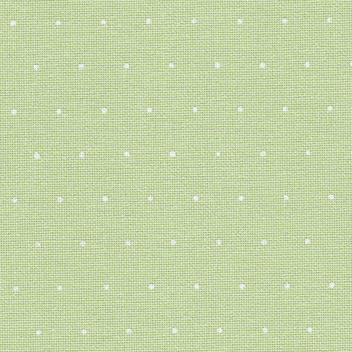 Precut Murano Mini Dots 32 count Green with White Petit Points 3984/6349