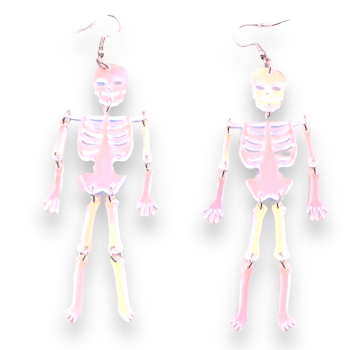 Drop Dead Dangles Skeleton Earrings by Lipstick & Chrome