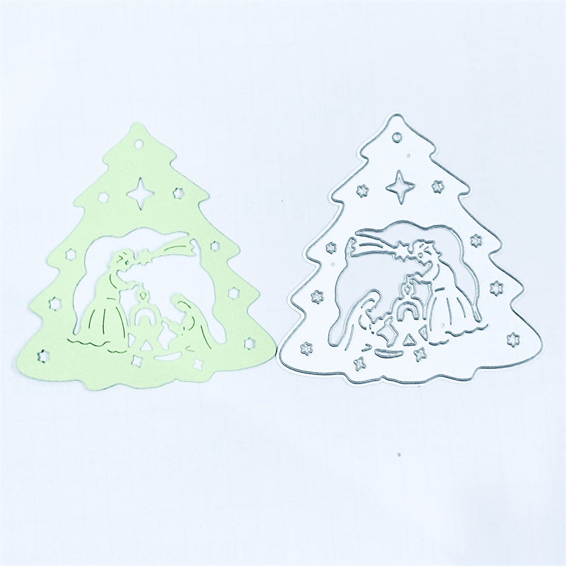 Nativity Scene Scrapbooking Cutting Die by Wizardi QJ131