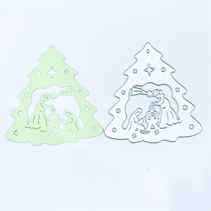 Nativity Scene Scrapbooking Cutting Die by Wizardi QJ131