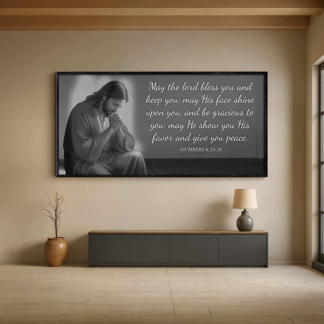 Numbers 6:24-26 - May The Lord Bless You Faith Sign III