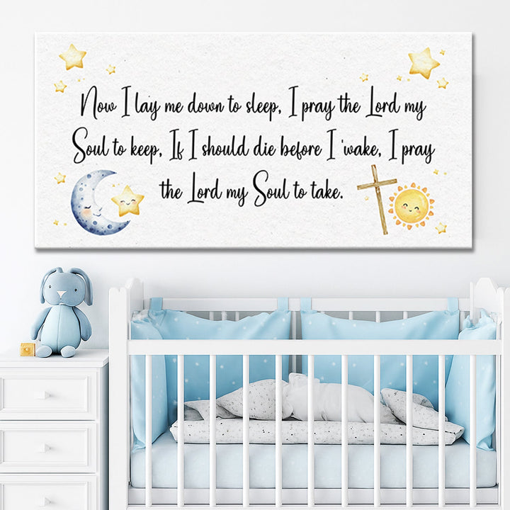 I Lay Me Down To Sleep Faith Sign
