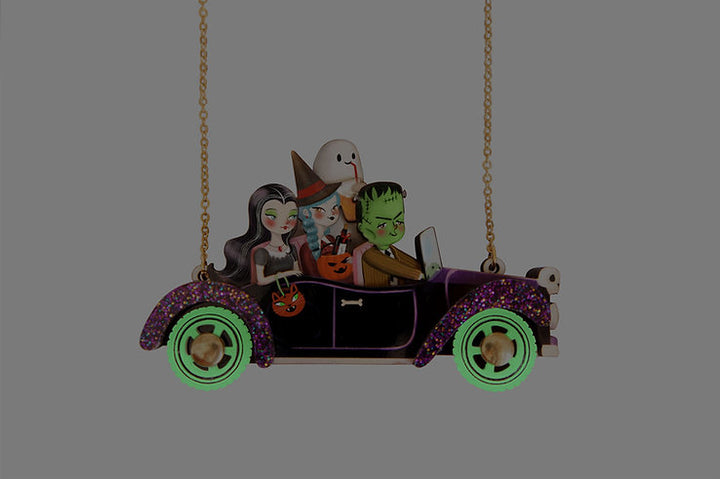 Frankenstein's Car Necklace by LaliBlue
