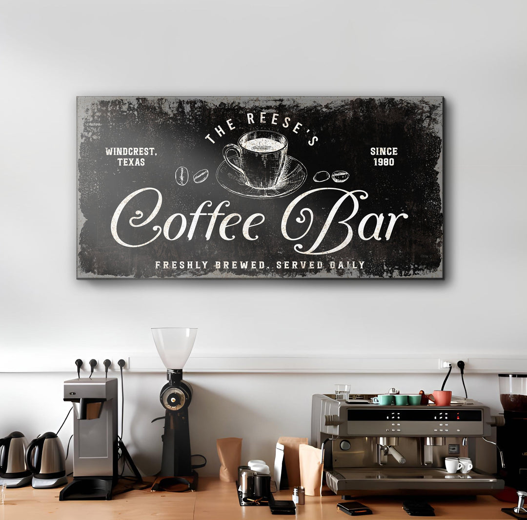 Coffee Bar Sign V