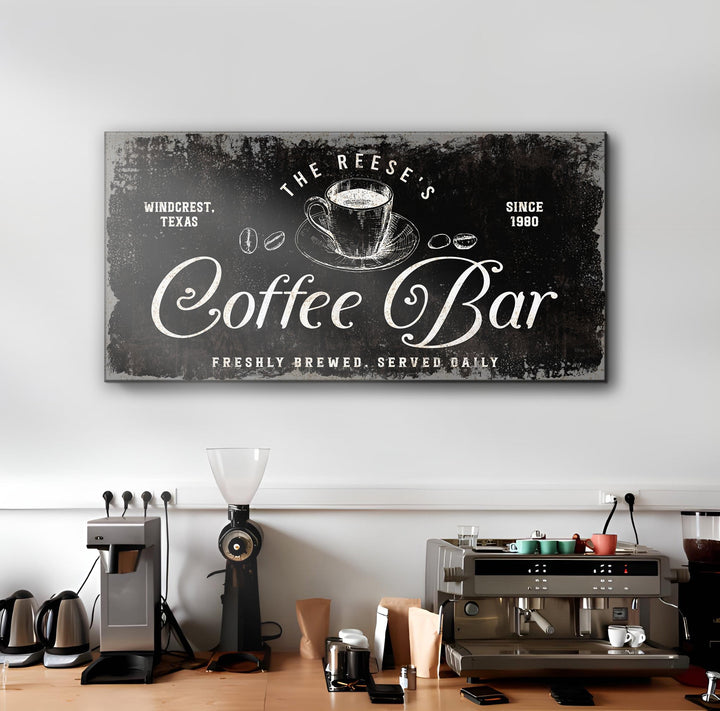 Coffee Bar Sign V