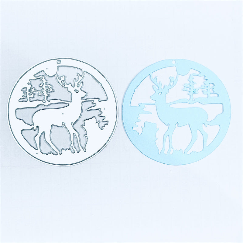 Deer Scrapbooking Cutting Die by Wizardi QJ134