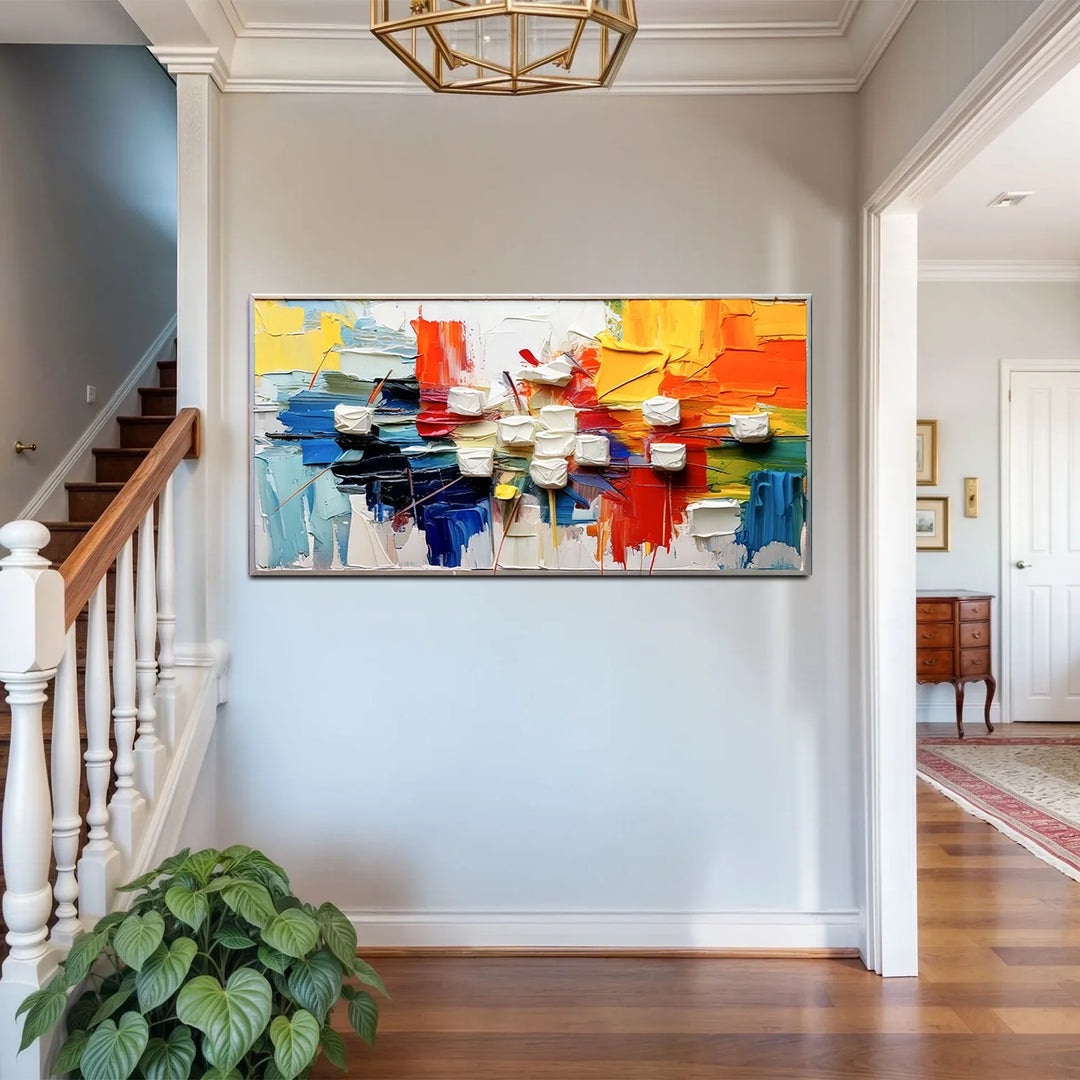 Urban Abstract Impasto Wall Art