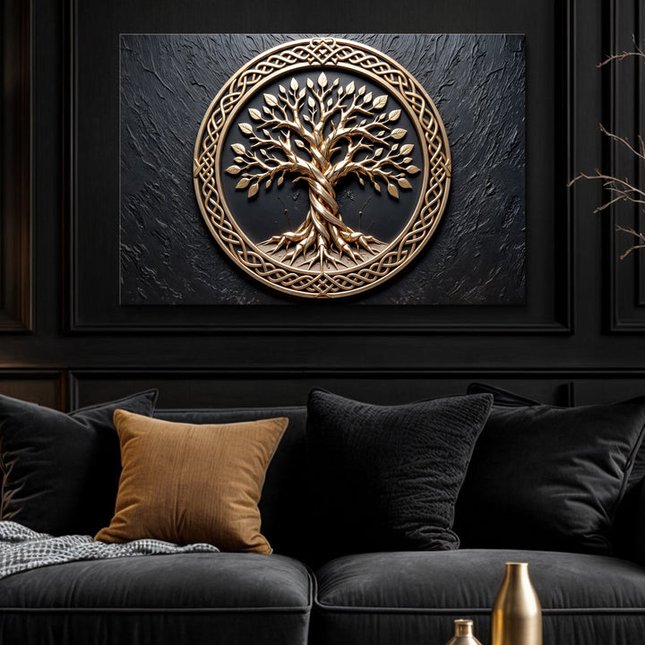 3D Celtic Tree of Life Wall Art V