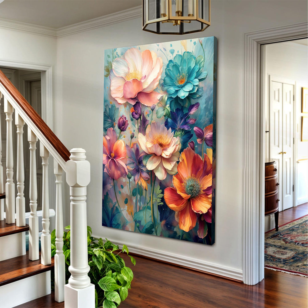 Spring Bouquet Impasto Wall Art