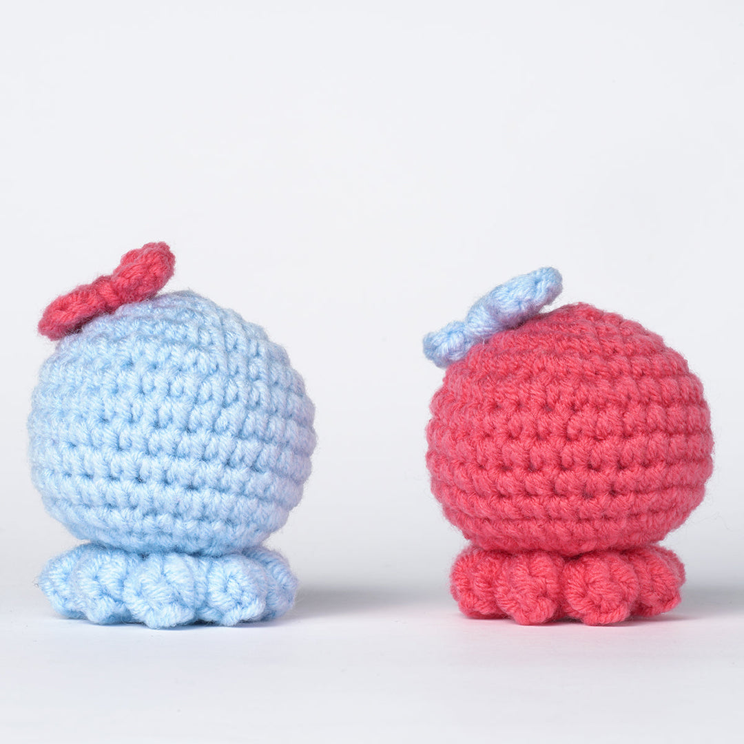 Octopuses Amigurumi DIY Crochet Kit Wizardi F07N8-M47
