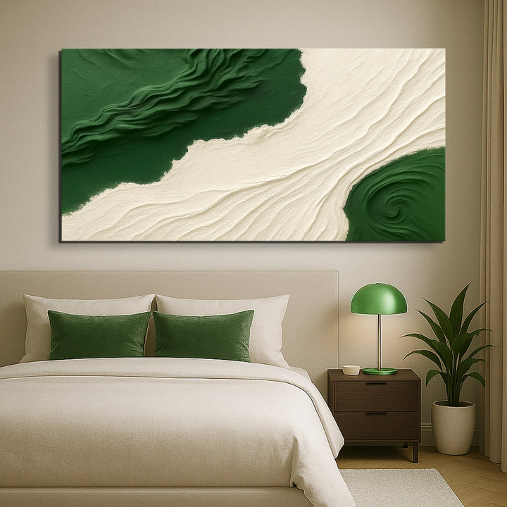 Green Rivers Abstract Wall Art X