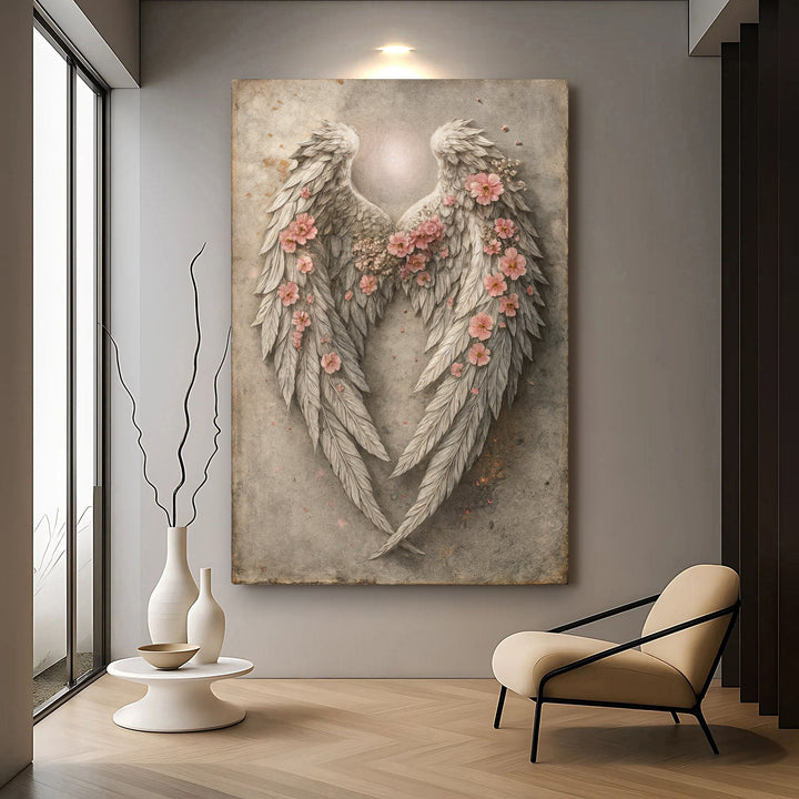 Abstract Blooming Wings Wall Art