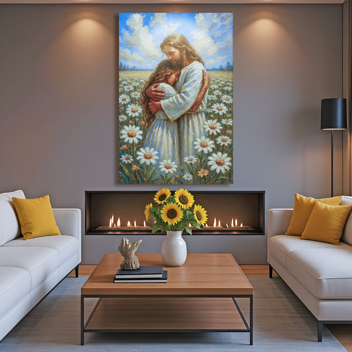 Jesus With Children Faith Wall Art