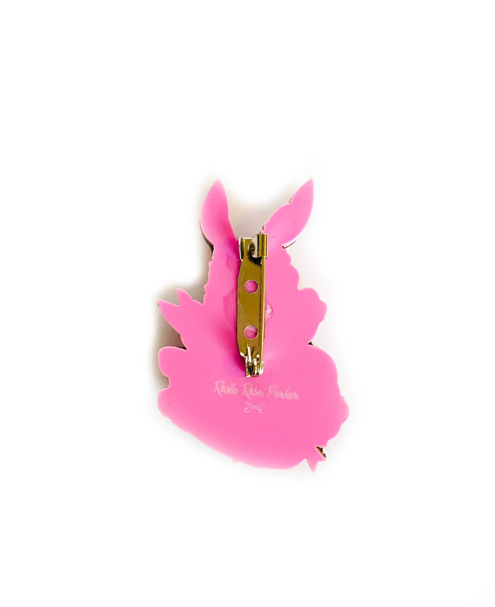 Bunny Girl Brooch by Rosie Rose Parker