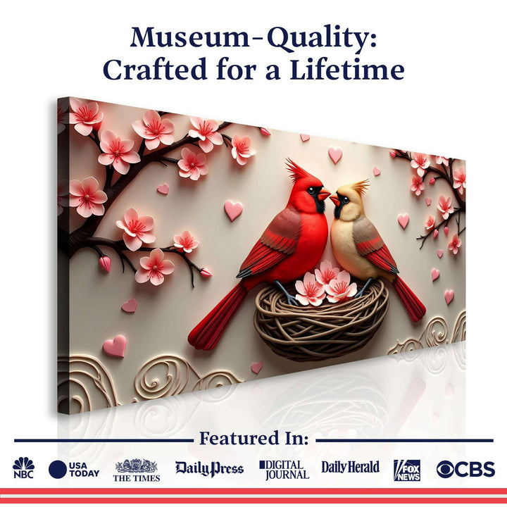 3D Cardinals Wall Art VI