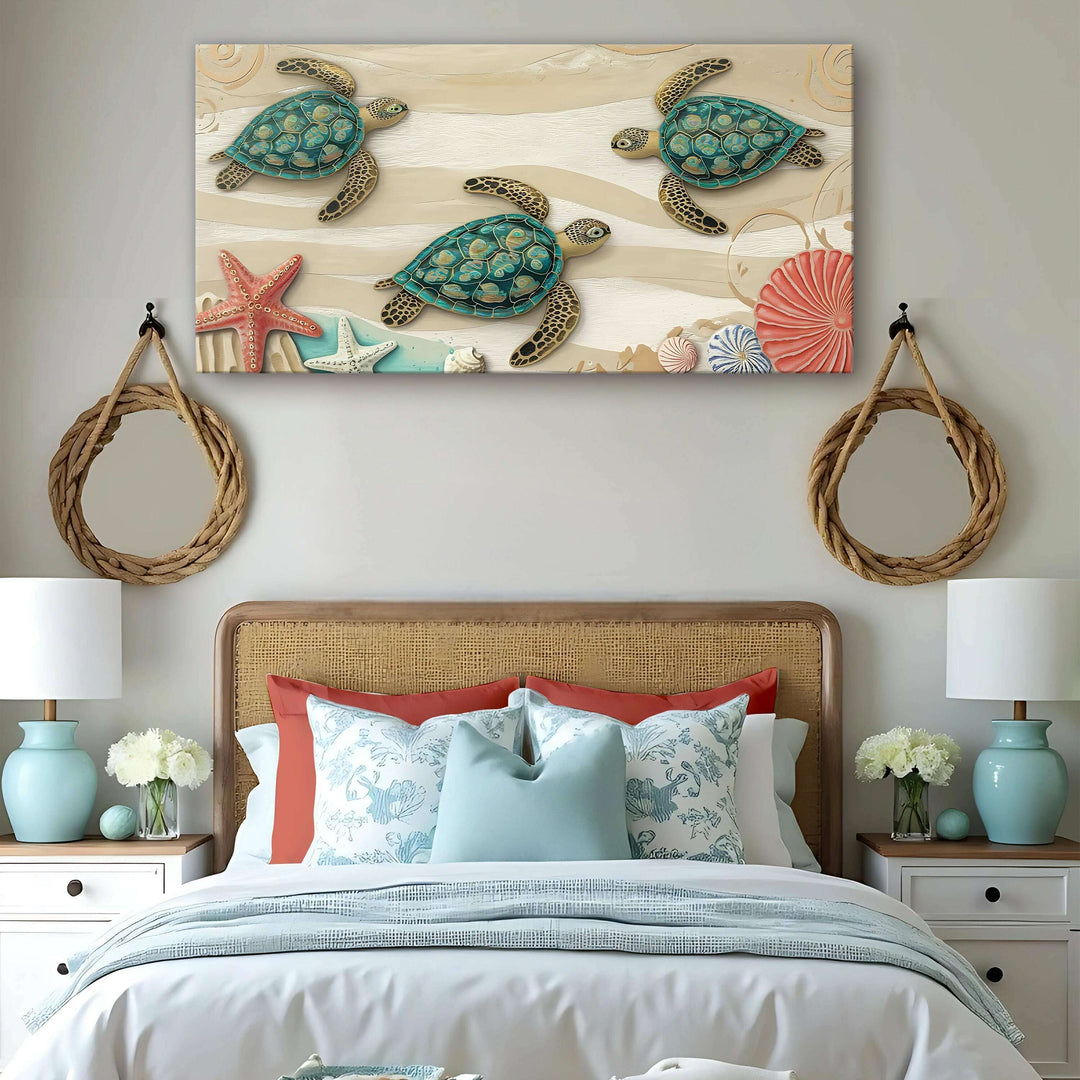 3D Coastal Wall Art VII