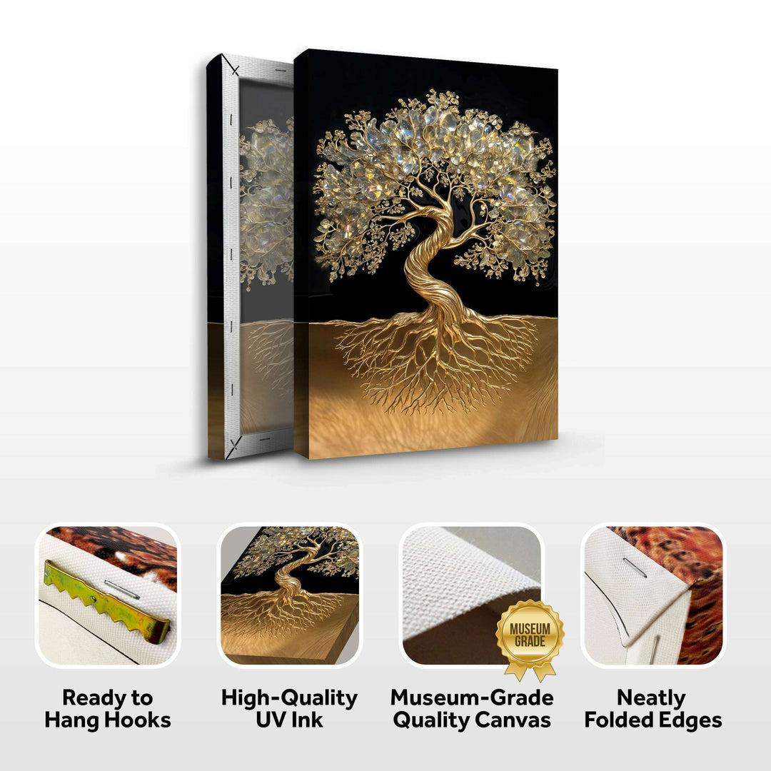 3D Minimalist Tree of Life Wall Art