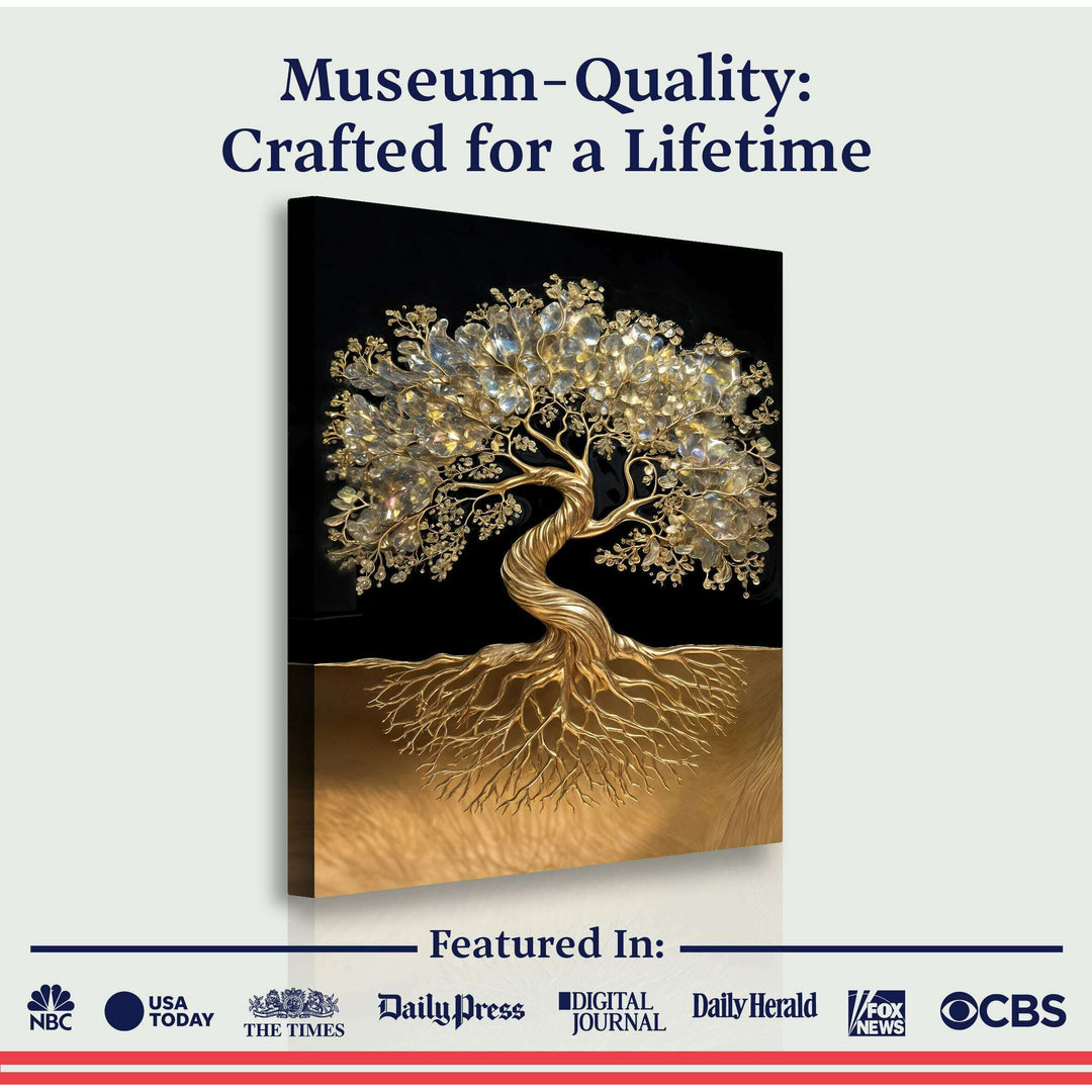 3D Minimalist Tree of Life Wall Art