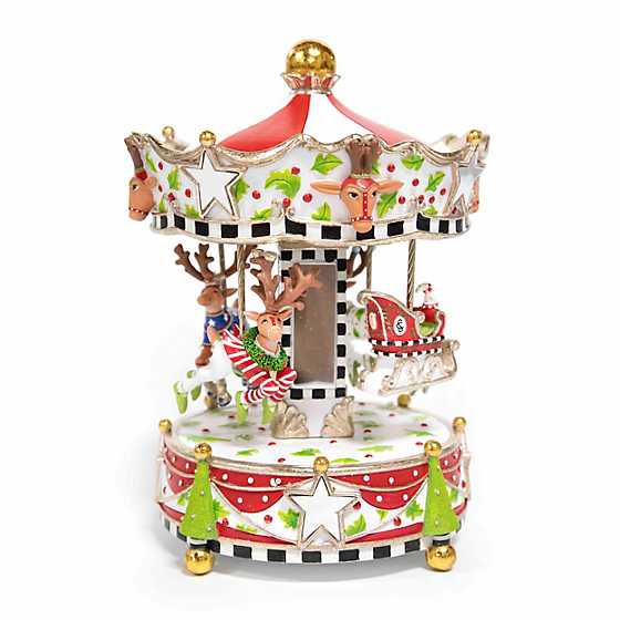 Dash Away Musical Christmas Carousel - SLIGHTLY DAMAGED