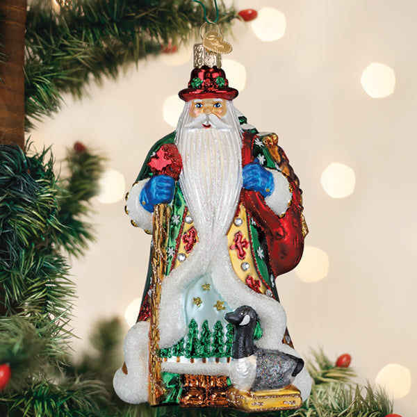 Canadian Santa Ornament