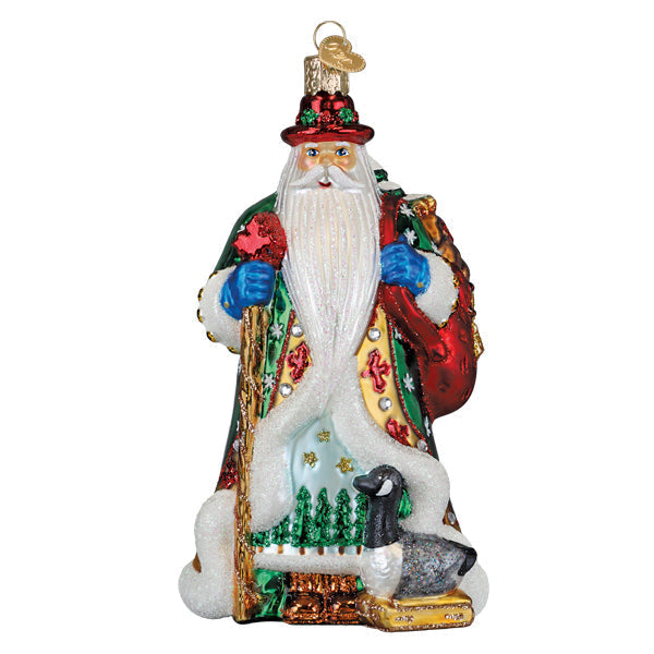 Canadian Santa Ornament