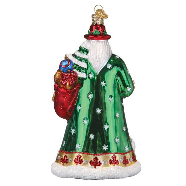 Canadian Santa Ornament