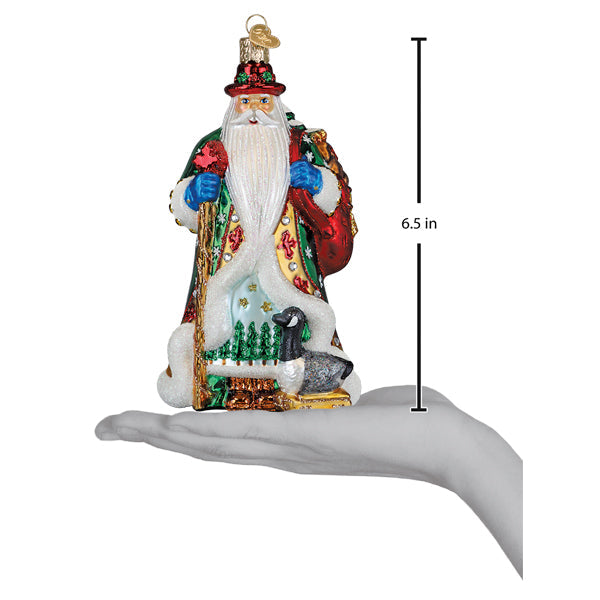 Canadian Santa Ornament