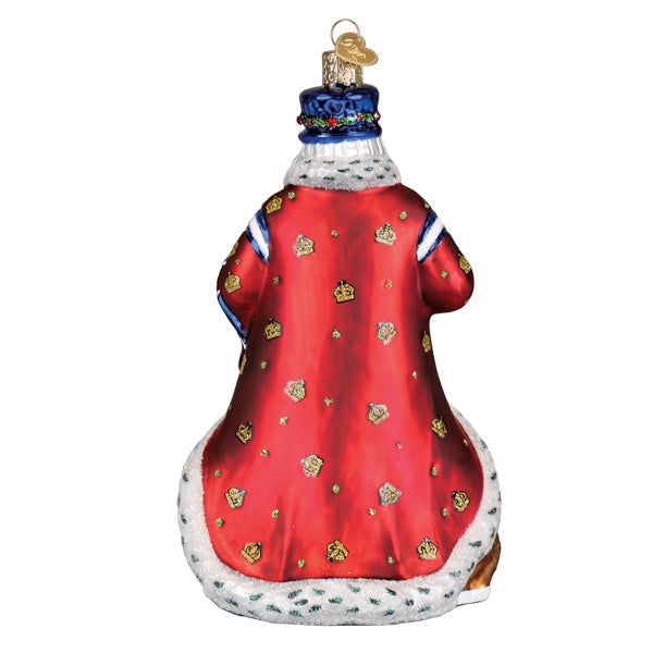 United Kingdom Santa Ornament
